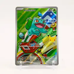 Bulbasaur - MEP037 First Partner Illustration Promo Pokemon - NM - Image 1