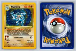 Machamp 8/102 Holo Rare Deck Exclusives Pokemon 1st Edition Holo Near Mint - Image 1