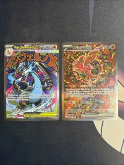Pokemon TCG Mega Charizard X & Oricorio CRIMP ERROR Promos UPC - Image 1