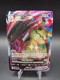 Pokemon TCG Mimikyu VMAX Full Art IR 069/172 Brilliant Stars LP - Image 1