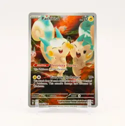 Pachirisu - 208/198 Scarlet & Violet Illustration Rare Pokemon - NM/LP - Image 1