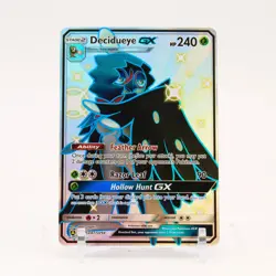 Decidueye GX - SV47/SV94 Hidden Fates Full Art Shiny Pokemon - NM - Image 1