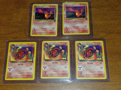 Pokemon TCG Team Rocket Charmander & Dark Charmeleon Lot of 5 MP VTG - Image 1