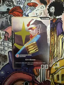 EX Base EXBP-005 Gundam TCG Bandai Card Games Fest 25-26 Stamped Exclusive Promo - Image 1