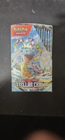 Pokemon TCG Stellar Crown Half Booster Box (18 Packs) New and Sealed - Image 4