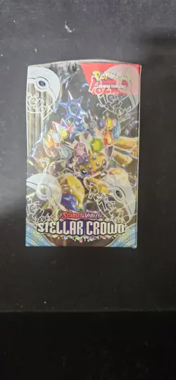 Pokemon TCG Stellar Crown Half Booster Box (18 Packs) New and Sealed - Image 5
