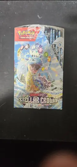 Pokemon TCG Stellar Crown Half Booster Box (18 Packs) New and Sealed - Image 5