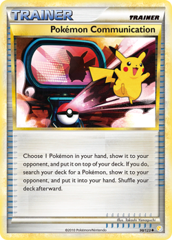Pokemon Communication 98/123 Uncommon HeartGold & SoulSilver Pokemon LP - Image 1