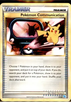 Pokemon Communication 98/123 Uncommon HeartGold & SoulSilver Pokemon LP - Image 2