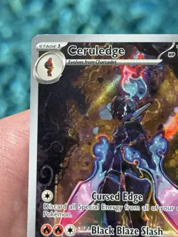 Pokemon TCG Ceruledge 197/191 Sv08 Surging Sparks Illustration Rare Holo 140 HP - Image 4