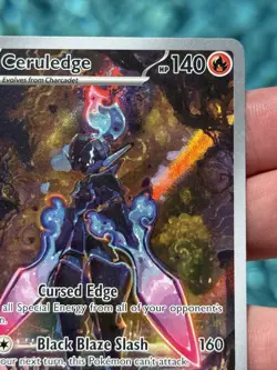Pokemon TCG Ceruledge 197/191 Sv08 Surging Sparks Illustration Rare Holo 140 HP - Image 5