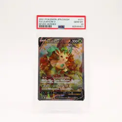 Leafeon V - 071/069 PSA 10 S6a Eevee Heroes SR Alternate Art Pokemon - GEM MT - Image 1