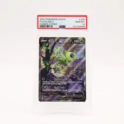 Celebi V - 245/264 PSA 10 Fusion Strike Alternate Art Pokemon - GEM MINT - Image 1