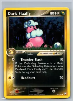 Dark Flaaffy 33/109 Uncommon Team Rocket Returns Pokemon Lightly Played - Image 1