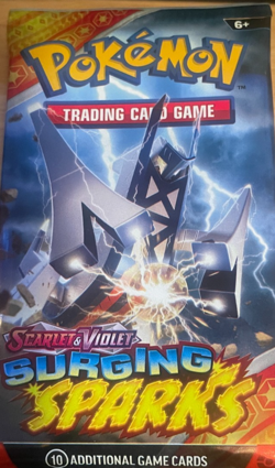 Pokemon TCG: Scarlet & Violet Surging Sparks Booster Pack New Sld #0820650413124 - Image 1
