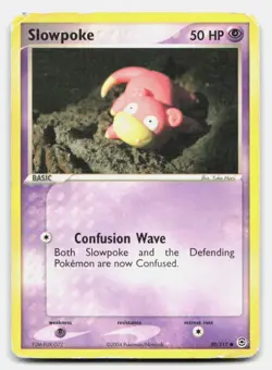Slowpoke 80/112 Common FireRed & LeafGreen Pokemon DMG - Image 1