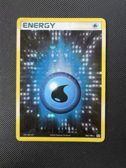 Pokemon TCG Water Basic Energy Holo Ex Emerald 103/106 - Image 1