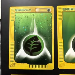 2002 Pokemon Green Grass Energy HOLO plus 5 E-Reader Energies Lot of 6 - Image 2
