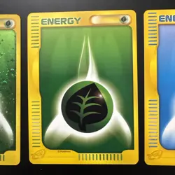 2002 Pokemon Green Grass Energy HOLO plus 5 E-Reader Energies Lot of 6 - Image 3