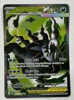 Pokemon Mega Darkrai Ex Ultra Rare Full Art 101/084 Pitch Black - Image 1