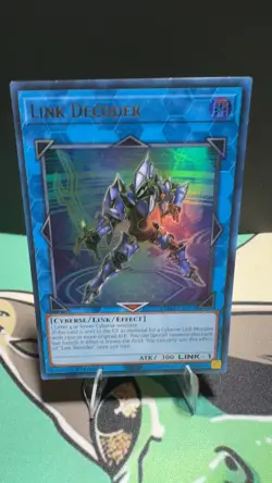Link Decoder BLMR-EN013 Ultra Rare Yu-Gi-Oh 1st Edition LP - Image 1