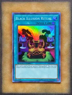 Yugioh Black Illusion Ritual STP1-EN011 Speed Duel Super Rare NM - Image 1
