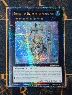 YUGIOH Dingirsu, the Orcust of the Evening Star (RA01-EN040) Quarter Century 1st - Image 1
