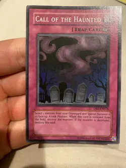 Call Of The Haunted - DB1-EN076 - Super Rare LP Yugioh - Image 1