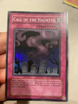 Call Of The Haunted - DB1-EN076 - Super Rare LP Yugioh - Image 3
