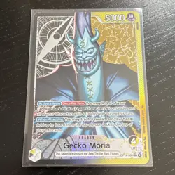 Bandai One Piece Card Game Gecko Moria OP14-080 Alt Art Leader Foil EN 5000 - Image 1