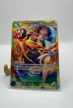 Monkey D. Luffy OP13-118 SEC Secret Rare Carrying On His Will One Piece TCG - Image 1
