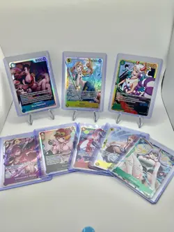 ONE PIECE 8-card Lot - Nami Uta Boa Hancock Yamato Carrot Koala Reiju ENGLISH - Image 1