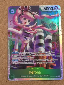 One Piece TCG Perona OP14-033 SR Super Rare THE AZURE SEA'S SEVEN ENGLISH - Image 3