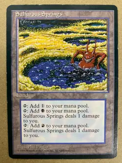 MTG 1x Sulfurous Springs Ice Age Legacy Magic the Gathering Card x1 HP - Image 1