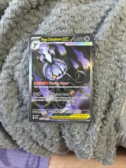 Pokemon TCG - Mega Chandelure EX - 115/084 - Pitch Black - English - Image 1