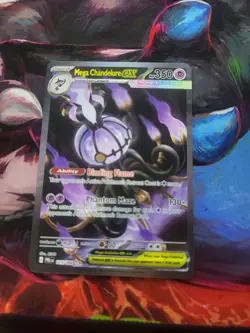 Pokemon TCG - Mega Chandelure EX - 115/084 - Pitch Black - English - Image 1