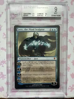 Jace, the Mind Sculptor Worldwake Regular Card 31/145 MTG Mythic BGS 9 - Image 1