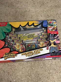 Pokemon TCG: Ascended Heroes Premium Poster Collection Mega Lucario Sealed Box - Image 2