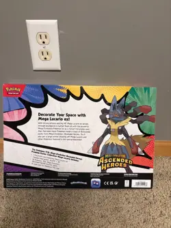 Pokemon TCG: Ascended Heroes Premium Poster Collection Mega Lucario Sealed Box - Image 3