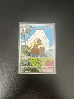 Pokemon TCG Alolan Dugtrio Illustration Card Surging Sparks 208/191 Nm - Image 1