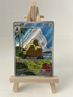 2024 Alolan Dugtrio 208/191 Surging Sparks Illustration Rare Pokemon TCG Card NM - Image 1