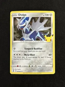 Dialga 020/025 Holo Rare Celebrations Pokemon Card - Image 1