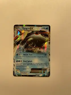 Pokemon TCG Kyogre EX Dark Explorers Ultra Rare Holo Card 26/108 LP Condition - Image 1