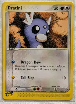 Pokemon TCG Dratini 26/97 Regular Non-Holo Card eReader Dragon - Image 1