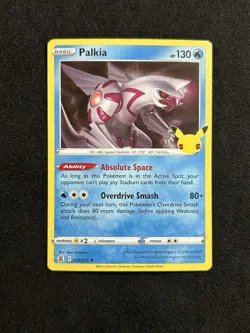 Palkia 004/025 Celebrations Holo Rare Pokemon Card - Image 1