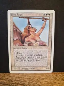 Serra Angel Creature White Card Stock English Magic the Gathering MTG - Image 1
