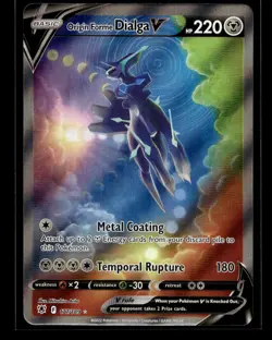 Origin Forme Dialga V 177/189 SWSH10: Astral Radiance Pokemon Card NM - Image 1