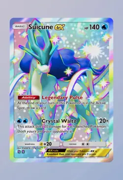 Pokemon TCG Pocket - Shiny Suicune ex *1 - English - DIGITAL CARD - Image 1
