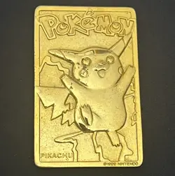 Pokemon Burger King BK 1999 23K Gold Card Complete Set Pikachu Charizard Mewtwo - Image 5