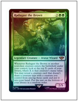 Radagast the Brown, Foil, Magic the Gathering MTG NM - Image 1